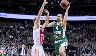 Žalgiris v zadnjem krogu končnico izmaknil Baskonii