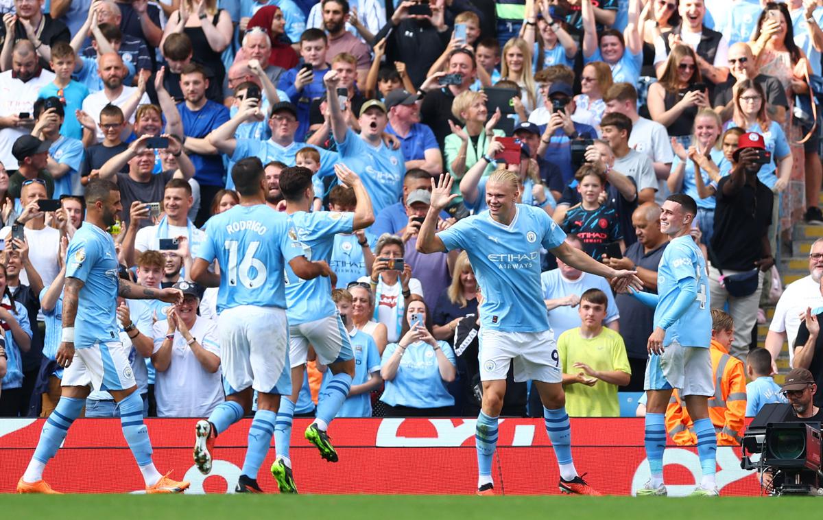 Manchester City | Manchester City je tudi po četrtem krogu še brez izgubljene točke. | Foto Reuters