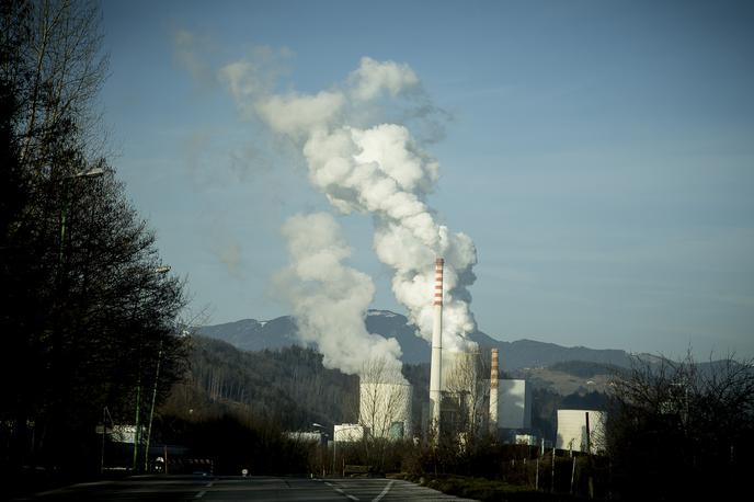 Termoelektrarna Šoštanj Velenje Teš6 teš rdeča luč premogovnik | Foto Ana Kovač