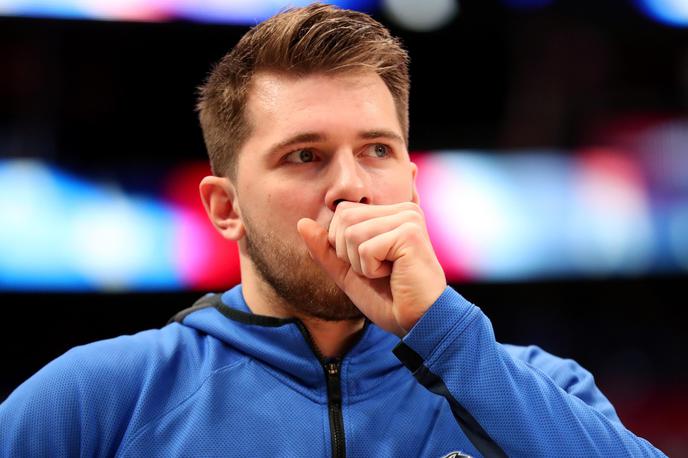 Luka Dončić | Luka Dončić je zaradi težav z gležnjem izpustil zadnje štiri tekme Dallasa. | Foto Getty Images