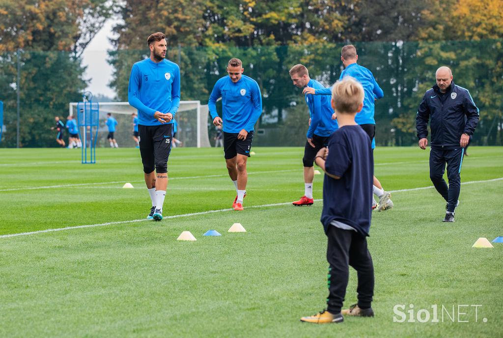 Slovenska nogometna reprezentanca Trening