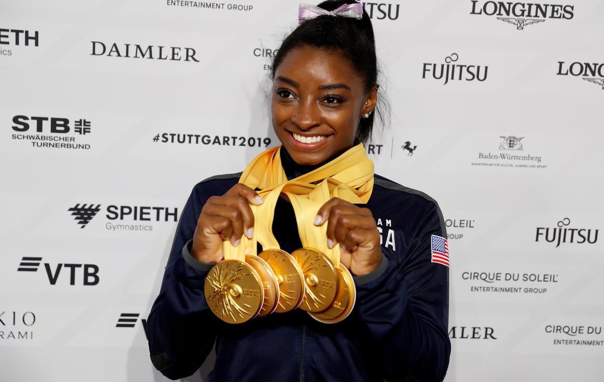 Simone Biles | Simone Biles je eno največjih, če ne največje ime v svetu gimnastike. | Foto Reuters