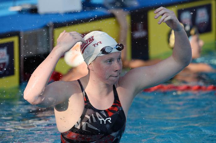 Lilly King | Lilly King se z rusko tekmico Julijo Jefimovo, ki je pred tem prestala 16-mesečno kaze zaradi jemanja steroidov, po končanem finalu na OI v Riu 2016 ni želela rokovati. | Foto Reuters