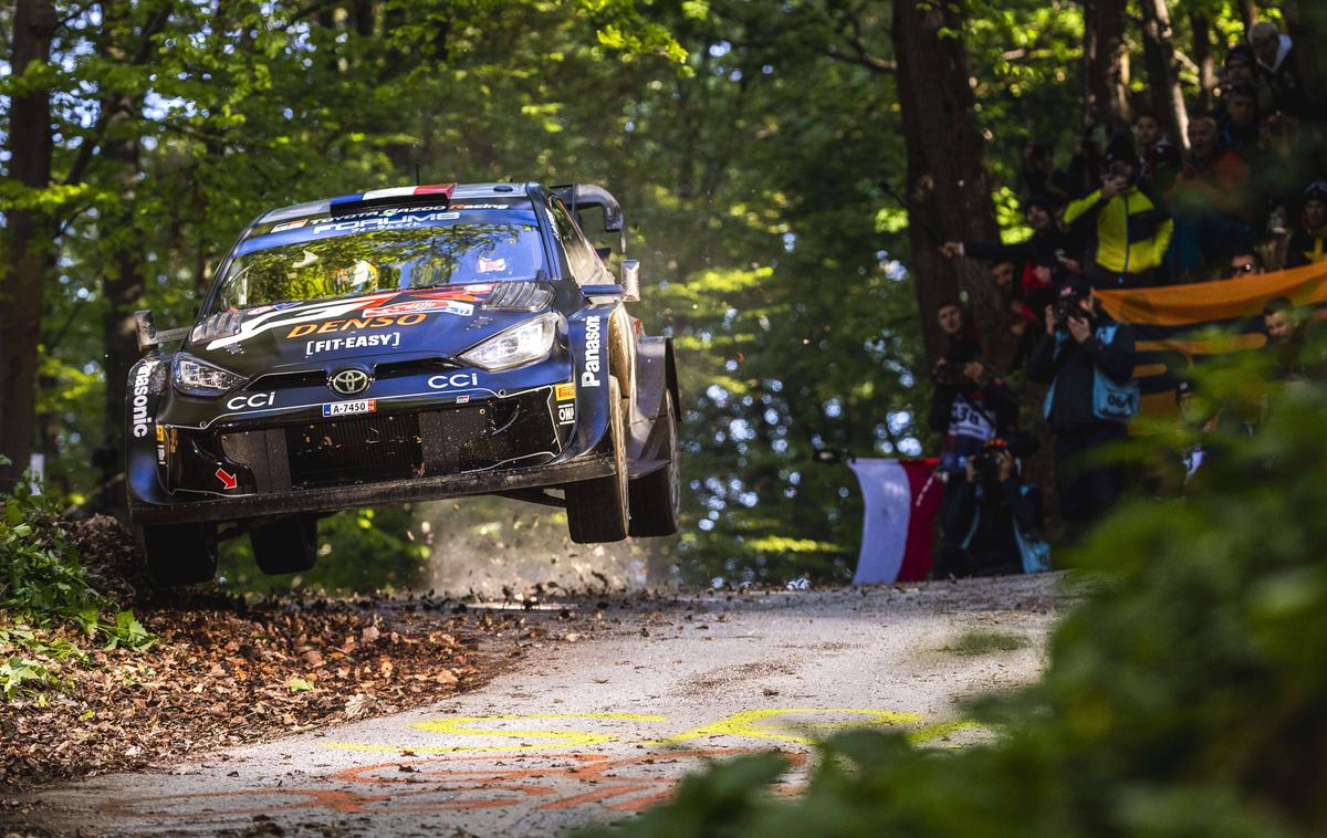 reli Hrvaška Sebastien Ogier Toyota | Sebastien Ogier se je tri brzince pred koncem prebil na prvo mesto in dosegel svojo 59. zmago v svetovnem prvenstvu. | Foto Guliverimage