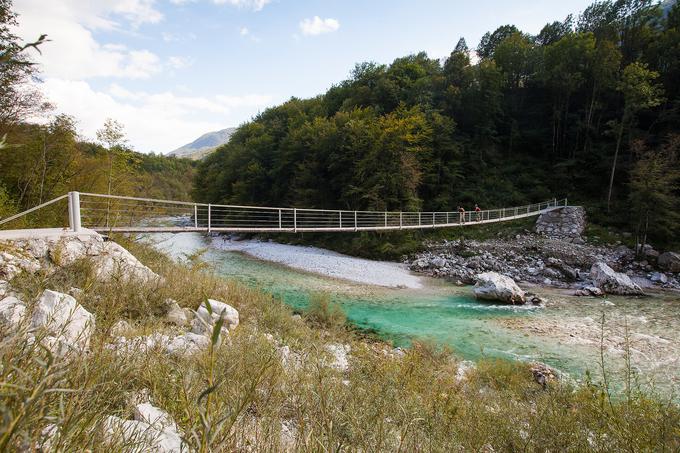 Vasica Srpenica in smaragdna Soča. | Foto: Boris Pretnar (www.slovenia.info)