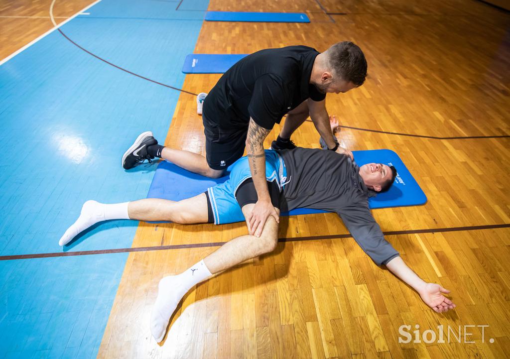 trening slovenska košarkarska reprezentanca