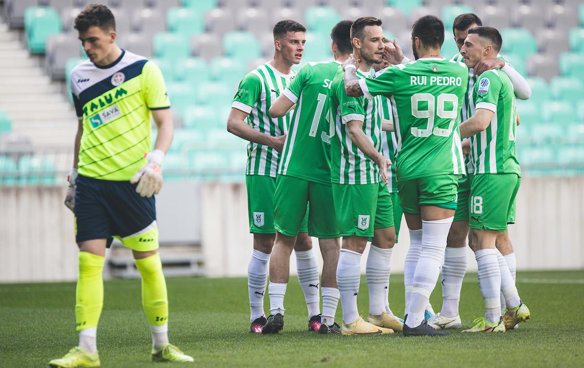 Pokal Slovenije, polfinale: Olimpija - Aluminij | Olimpija je preskočila Aluminij in se uvrstila v finale pokala Slovenije. | Foto Grega Valančič/Sportida