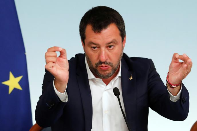 Matteo Salvini | Foto Italijanski notranji minister Matteo Salvini se je ostro odzval na pozive slavnega hollywoodskega igralca Richarda Gera, naj italijanska vlada sprejme migrante s španske ladje Open Arms.