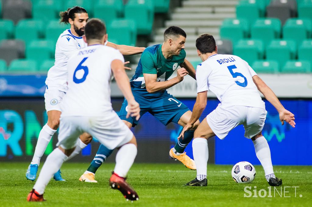 Slovenija : San Marino, slovenska nogometna reprezentanca