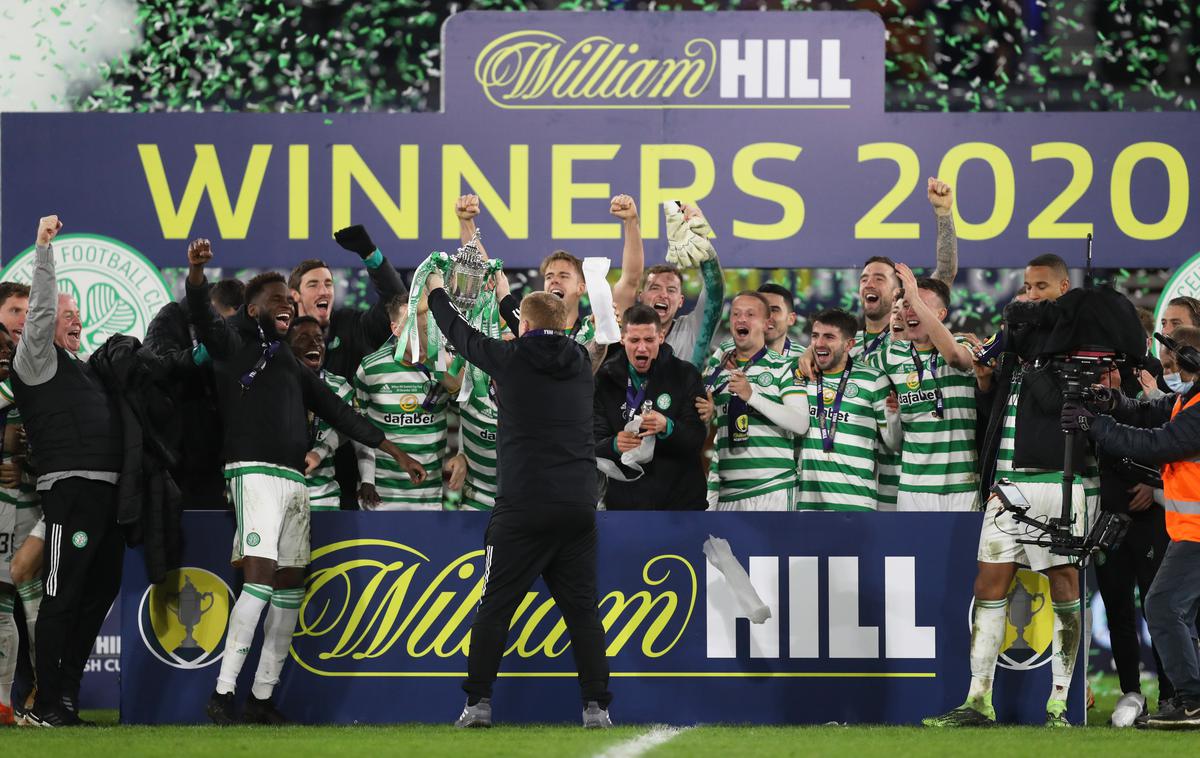 Glasgow Celtic | Glasgowe Celtic je še četrto leto zaporedoma osvojil vse tri domače lovorike - prvenstvo, pokal in ligaški pokal. | Foto Guliverimage