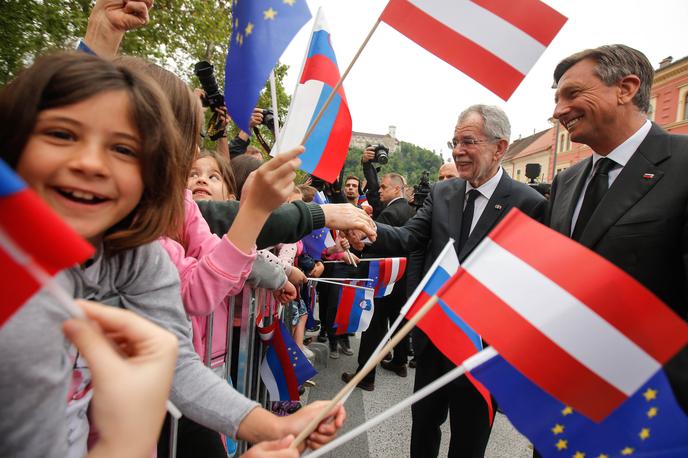 Borut Pahor, Alexander Van der Bellen | Foto STA