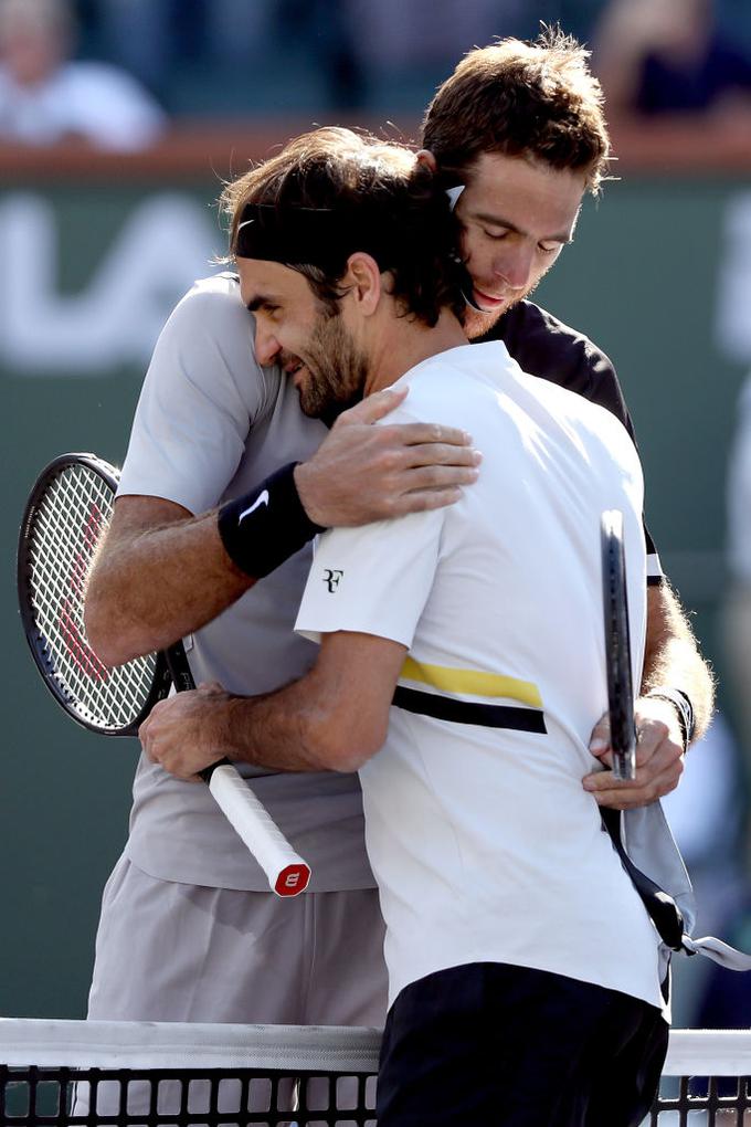 Juan Martin del Potro, Roger Federer | Foto: Guliverimage/Getty Images