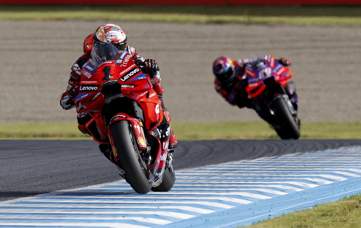 Francesco Bagnaia Ducati | Francesco Bagnaia je vodil od štarta do cilja in VN Japonske dobil sekundo pred Jorgejem Martinom. | Foto Reuters