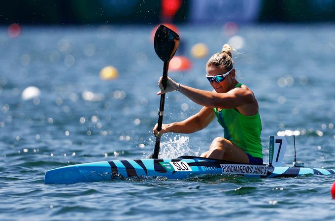 Špela Ponomarenko Janić si je polfinale zagotovila v četrtfinalu. | Foto: Reuters