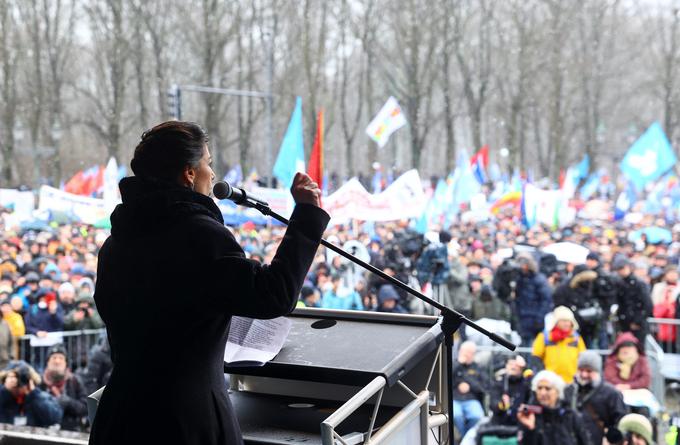 Tako kot AfD tudi Wagenknechtova velja za naklonjeno Rusiji. | Foto: Guliverimage/Vladimir Fedorenko