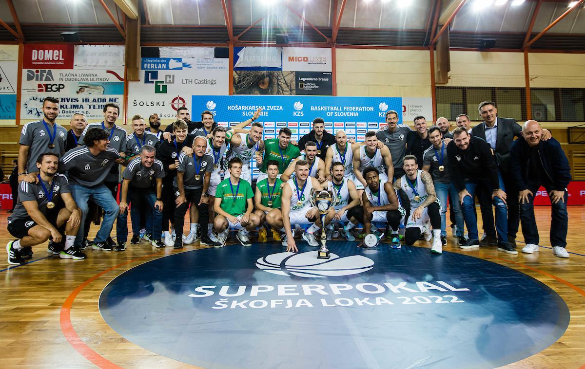 superpokal Cedevita Olimpija Helios Suns | Cedevita Olimpija bo v ponedeljek lovila že 12. superpokalno lovoriko. Njen tekmec bodo Domžalčani, ki še niso osvojili superpokala. | Foto Grega Valančič/Sportida