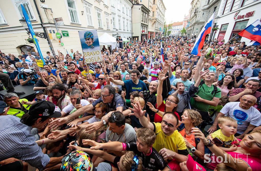 Tadej Pogačar Primož Roglič Jan Polanc