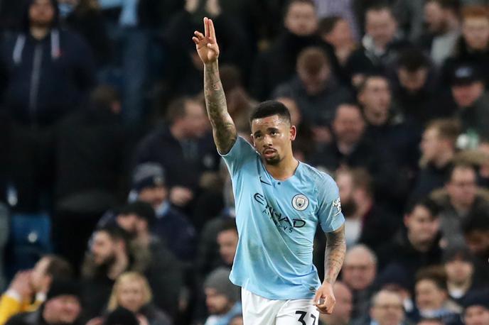 Gabriel Jesus | Gabriel Jesus, ki je na zadnjih treh tekmah Man Cityja zabil kar sedem golov, se je tudi tokrat dvakrat vpisal med strelce. | Foto Reuters