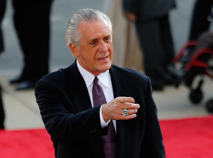 Predsednik Pat Riley za zdaj ni bil pretirano uspešen na igralski tržnici. | Foto: Guliverimage/Getty Images