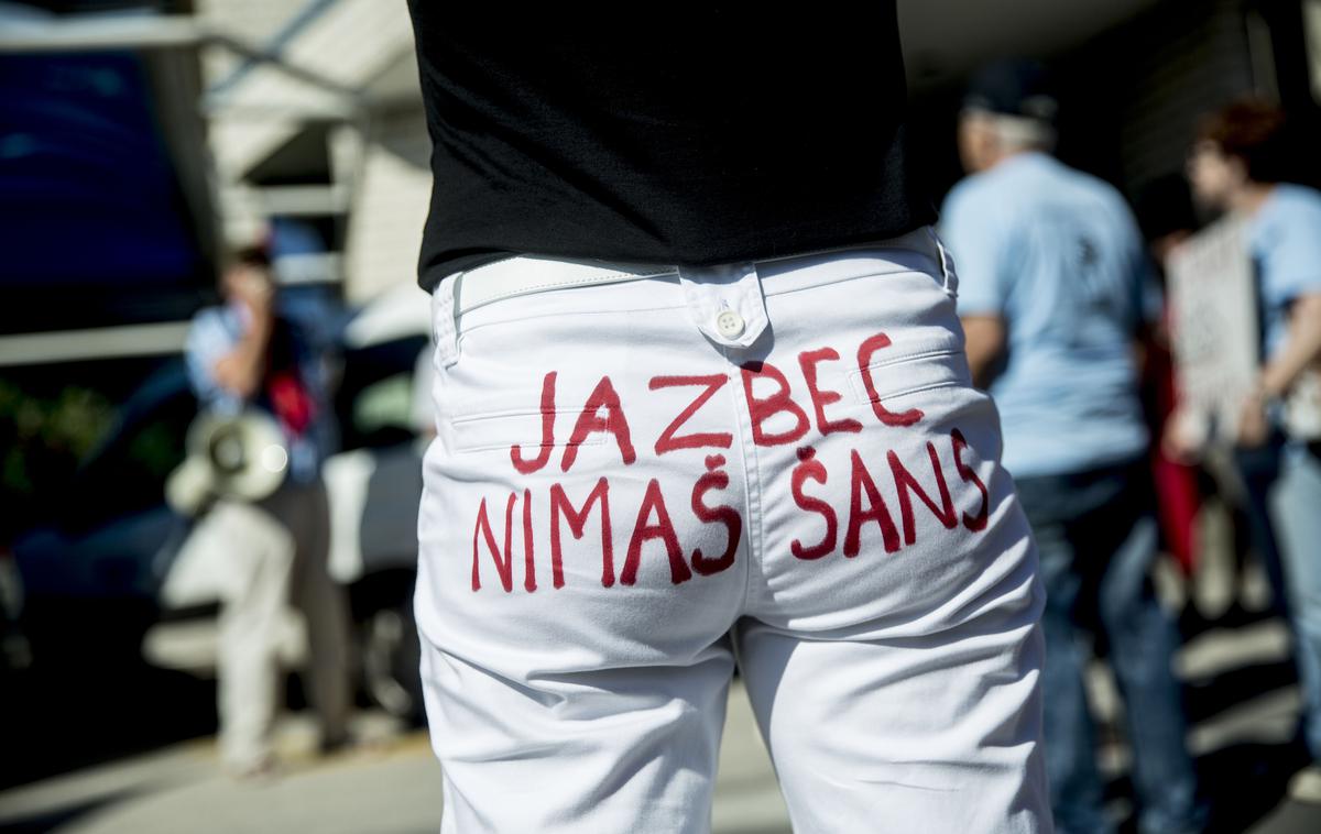 Protest Luka Koper | Foto Ana Kovač