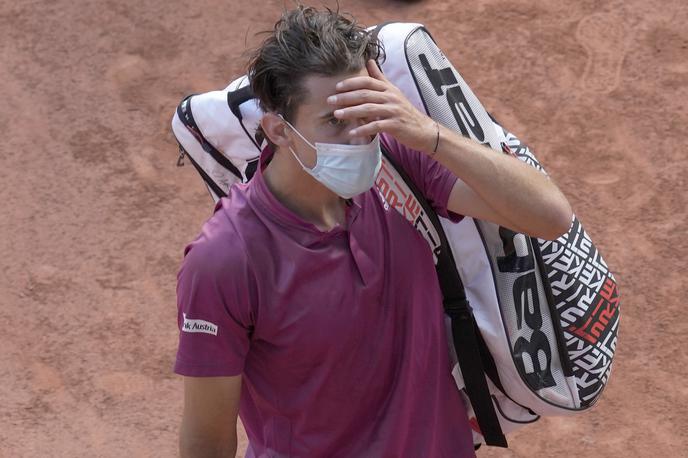 Dominic Thiem | Dominic Thiem zapušča OP Francije že po prvem dvoboju. | Foto Guliverimage