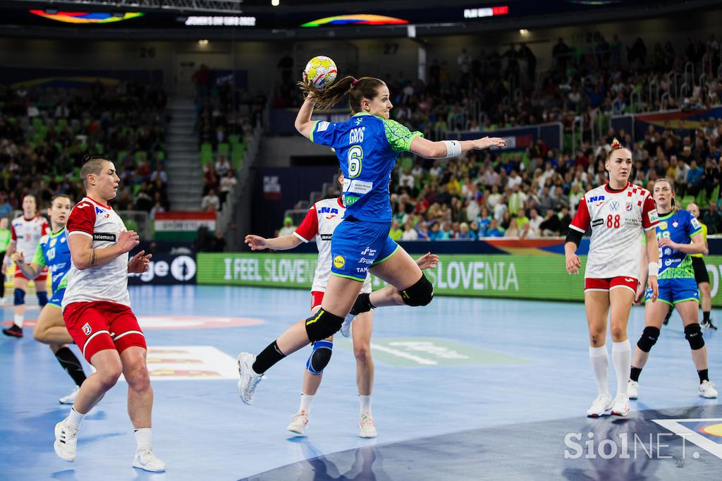 EHF Euro22: Slovenija - Hrvaška