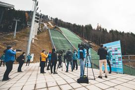 Skakalci trening Planica