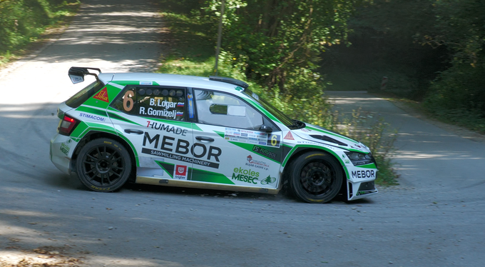 Boštjan Logar in Rok Gomizelj (škoda fabia rally2) sta si na zadnji HP priborila končno četrto mesto. 
 | Foto: Gregor Pavšič