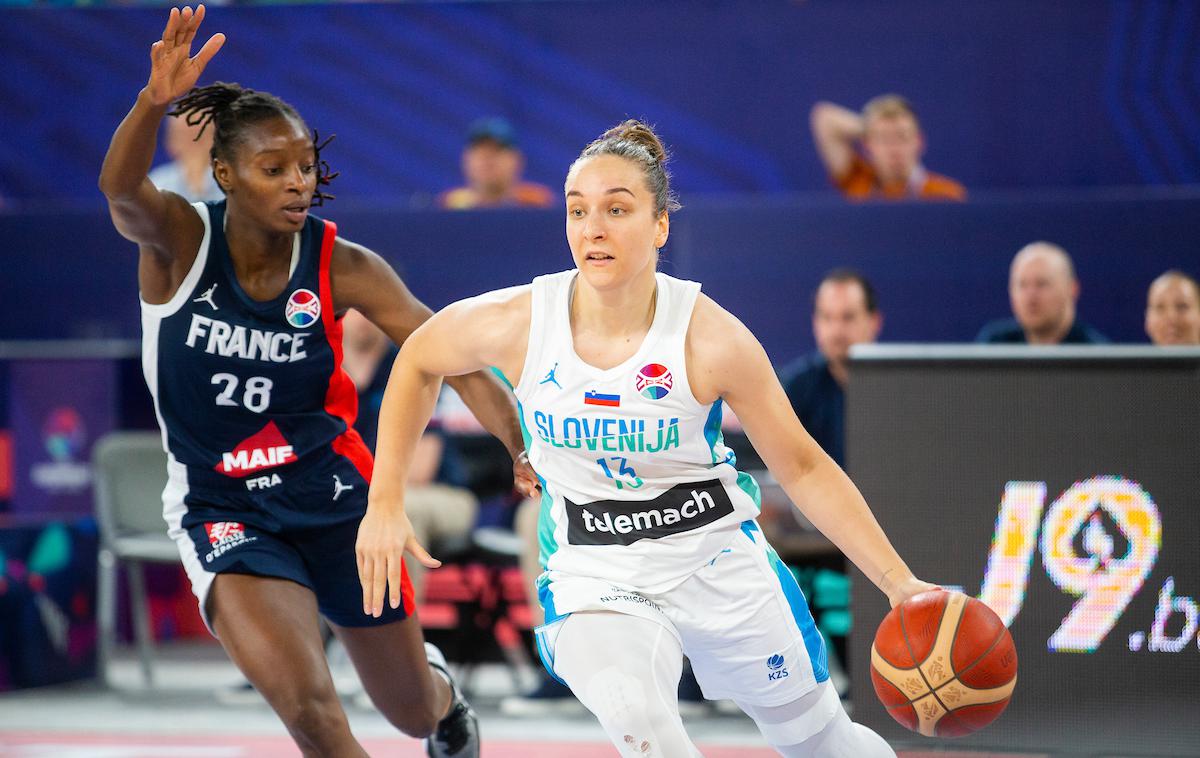 slovenska ženska košarkarska reprezentanca Slovenija : Francija Zala Friškovec | Zala Friškovec bo v prihodnji sezoni igrala za madžarski Sopron Basket. | Foto Siniša Kanižaj/Sportida