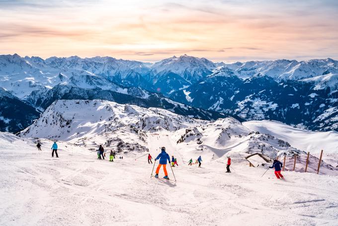 Največja smučarska dolina na svetu Zillertal, ki ponuja več kot 540 kilometrov smučarskih prog.  | Foto: Shutterstock