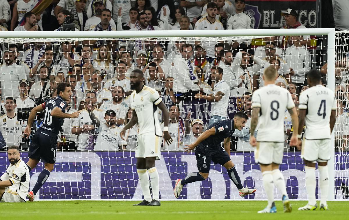 Real Madrid - Real Sociedad | Real Madrid tudi po spopadu z Realom Sociedadom ostaja stoodstoten. | Foto Guliverimage