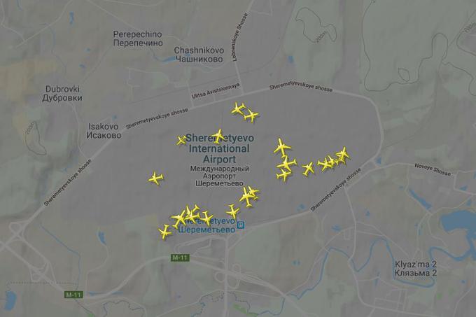 Flightradar24 | Foto: Matic Tomšič / Posnetek zaslona