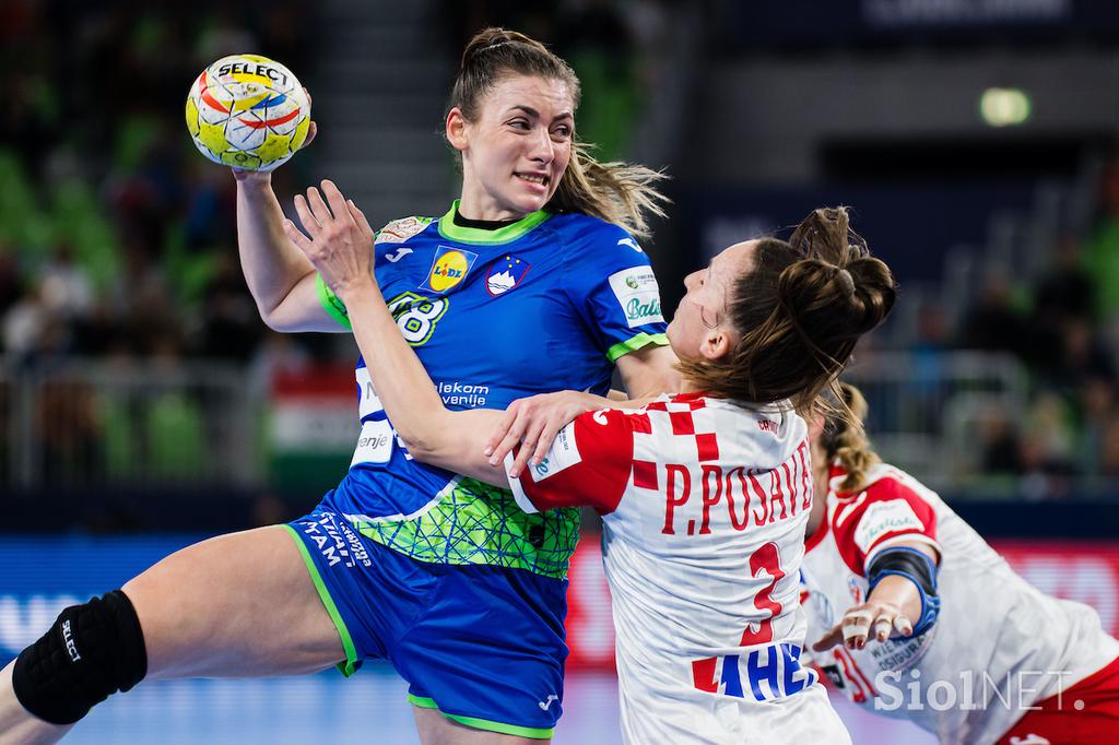 EHF Euro22: Slovenija - Hrvaška