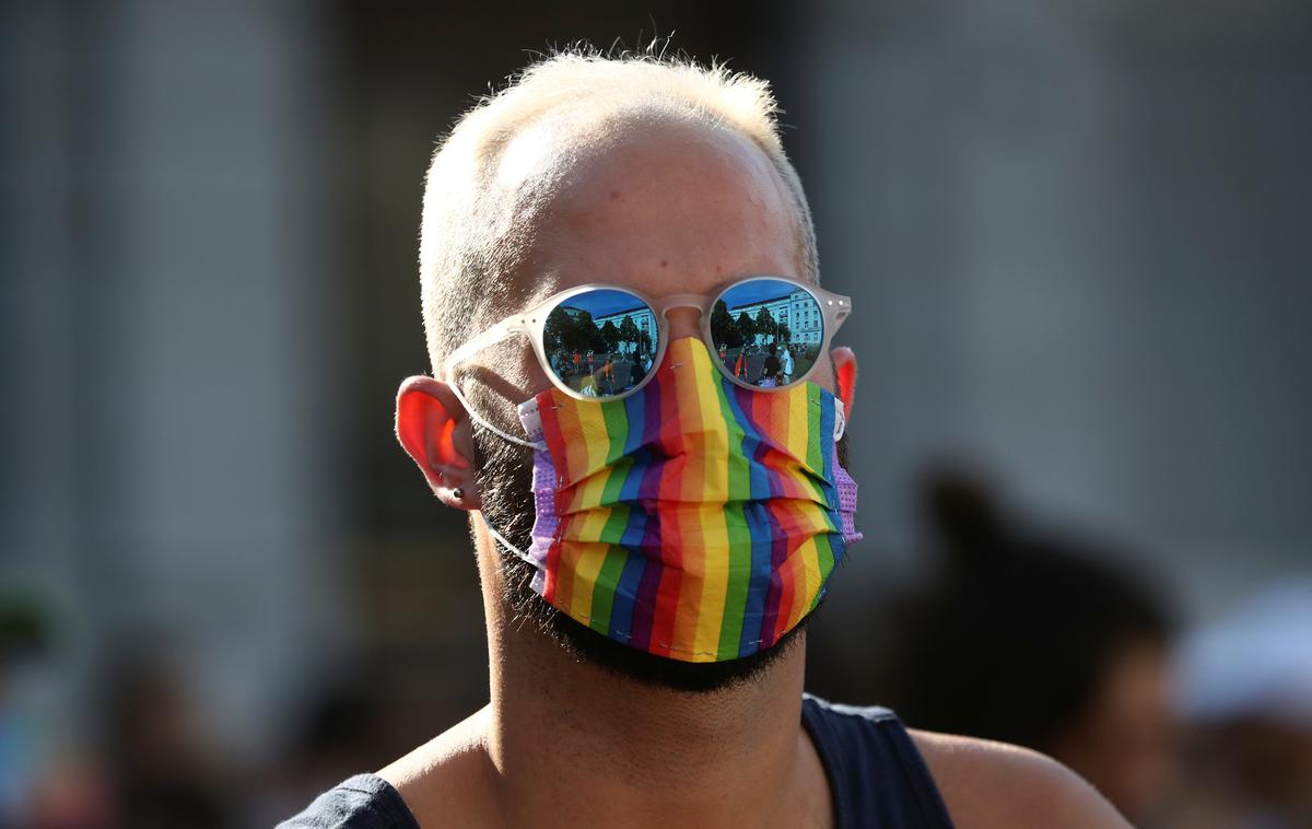 LGBT+ parada ponosa Zagreb | Povorka po mestu je simbolična gesta javnega shoda, ki jo LGBT+ skupnost ohranja od začetkov Parade ponosa s stonewallskimi protesti leta 1969, so zapisali organizatorji Ekipa Koroška Pride. (Fotografija je simbolična.) | Foto Reuters