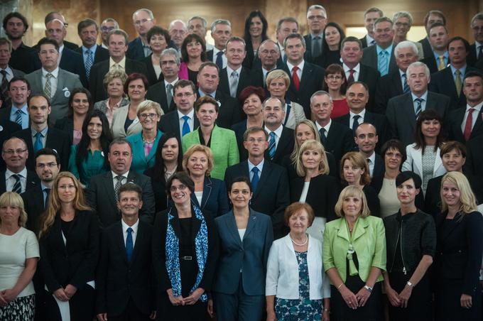 Poslanci zadnjega sklica | Foto: Bor Slana