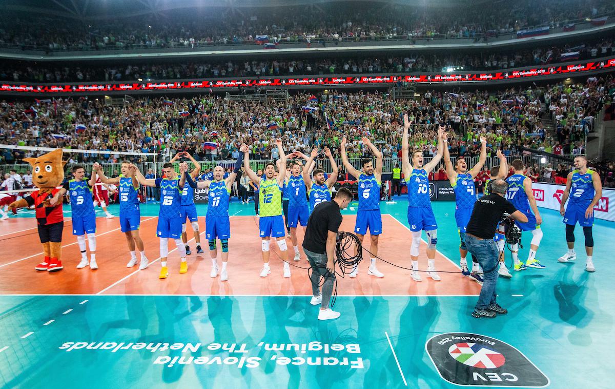 slovenska odbojkarska reprezentanca 2019 Stožice evropsko prvenstvo | Foto Grega Valančič/Sportida