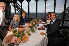 donald trump, melania trump, emmanuel macron, brigitte trogneux