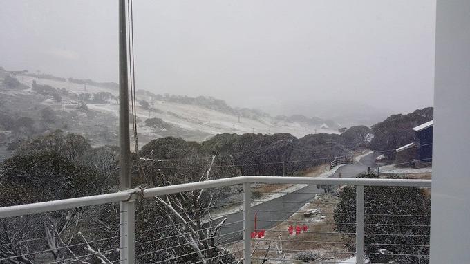 Če je v Avstraliji dobra zima, lahko tudi do tri mesece trenirajo na snegu. | Foto: Osebni arhiv