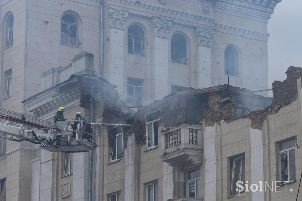 Posledice ruskega napada na regijo Dnipropetrovsk