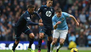 Man Utd spodrsnilo, Man City s šestimi goli ponižal Tottenham