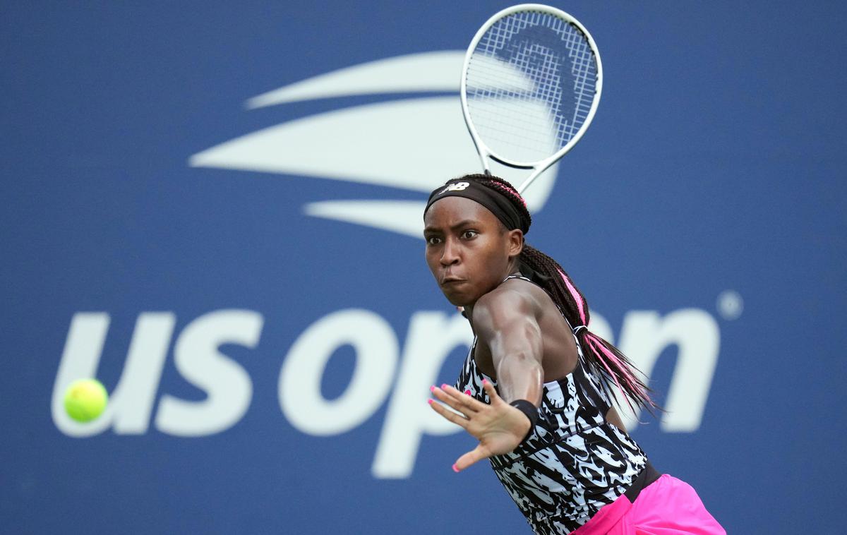 Coco Gauff | V finale US Opna se je v ženskih dvojicah uvrstila tudi ameriška najstnica Coco Gauff. | Foto Reuters