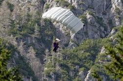 V Bohinju umrl avstrijski jadralni padalec