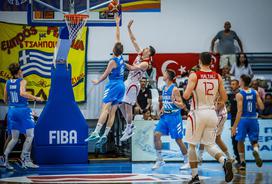 Fiba EP U18: Slovenija - Turčija polfinale