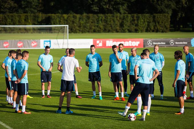 Slovenski nogometaši bodo v Litvo odpotovali v soboto. Srečanje se bo v nedeljo v Vilni začelo ob 18. uri. | Foto: Žiga Zupan/Sportida