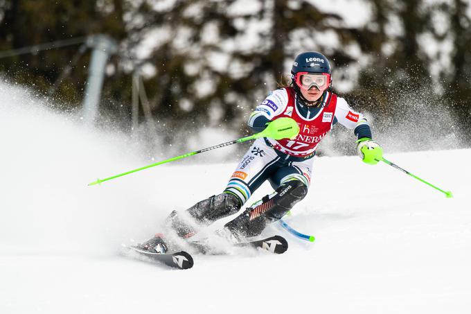 Andreja Slokar v reprezentančnem kadru, a s svojim trenerjem | Foto: AP / Guliverimage