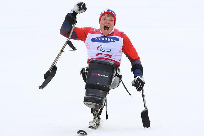 Naslov paraolimpijskega prvaka v monoskiju je osvojil Norvežan Jespen Pedersen. | Foto: Getty Images