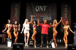 Tekmovanje v kategorijah bikini, fitness in bodybuilding Maxximum Open 2015