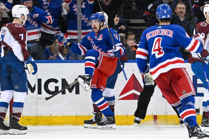 New York Rangers | Rangers so bili boljši po podaljšku z 2:1 nad Colorado Avalanche. | Foto Reuters