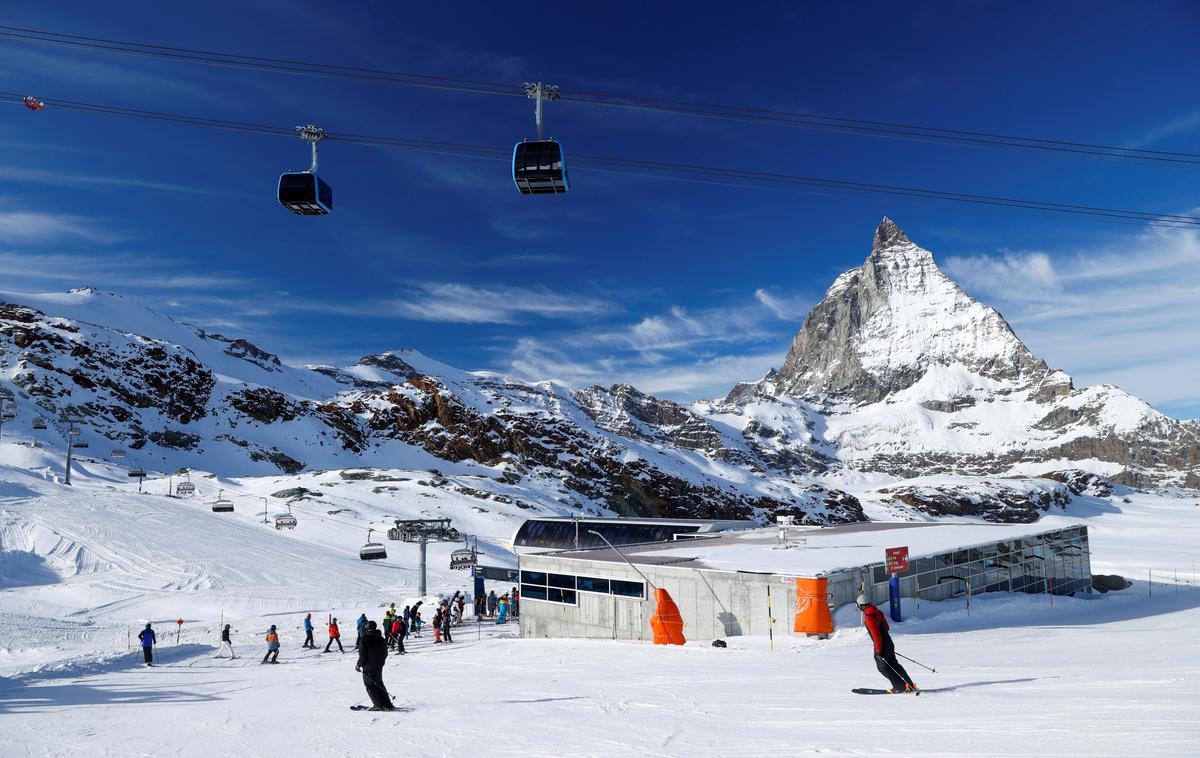 smučanje Matterhorn | Svetovni pokal v alpskem smučanju prihaja na ledenik pod Matterhornom. | Foto Reuters