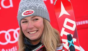 Shiffrinova po poškodbi kolena že trenirala na snegu (video)